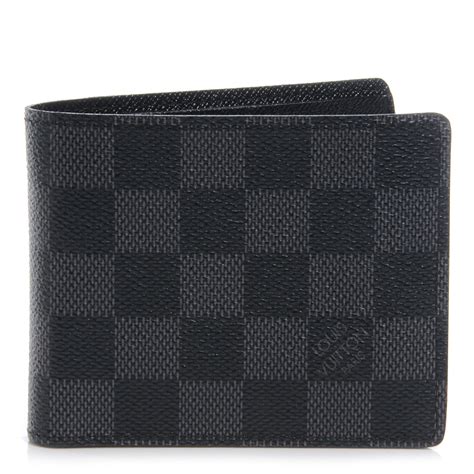 Slender Wallet for Men in Damier Leather 